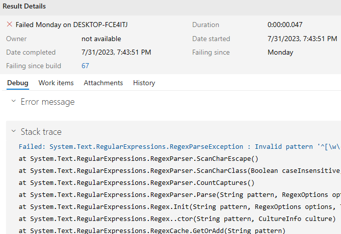 Associate test and test cases